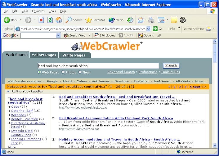 WEBCRAWLER webfrawler Click to view screenshot